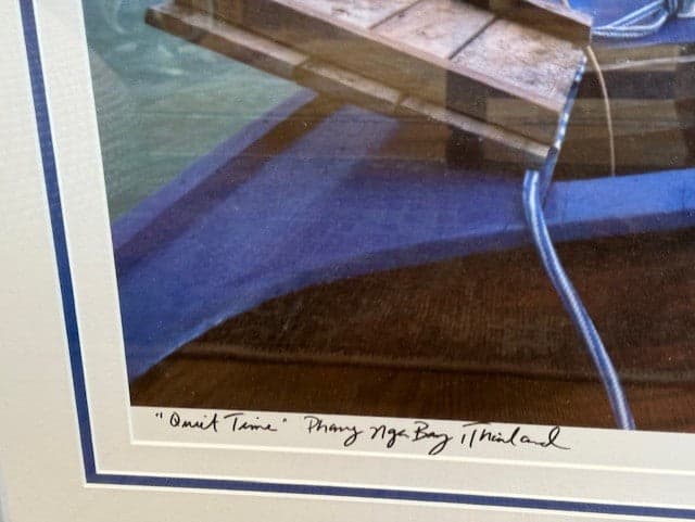 Quiet Time Thailand Longtail Boat Karen Ballard Photograph Art SH265-3 - Thumbnail 4