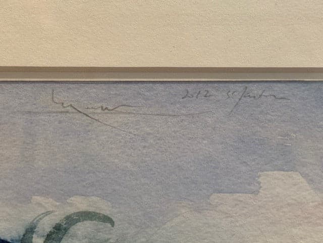 Watercolor Art Antoine Chapon St. Maarten SH265-4 - Thumbnail 4