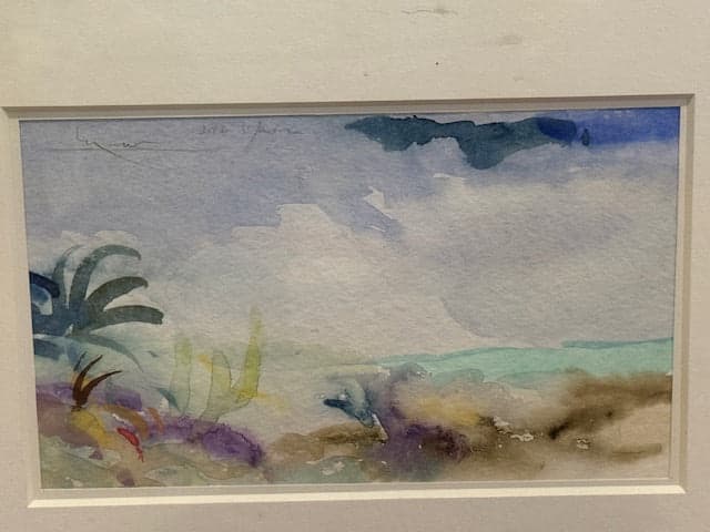 Watercolor Art Antoine Chapon St. Maarten SH265-4 - Thumbnail 3