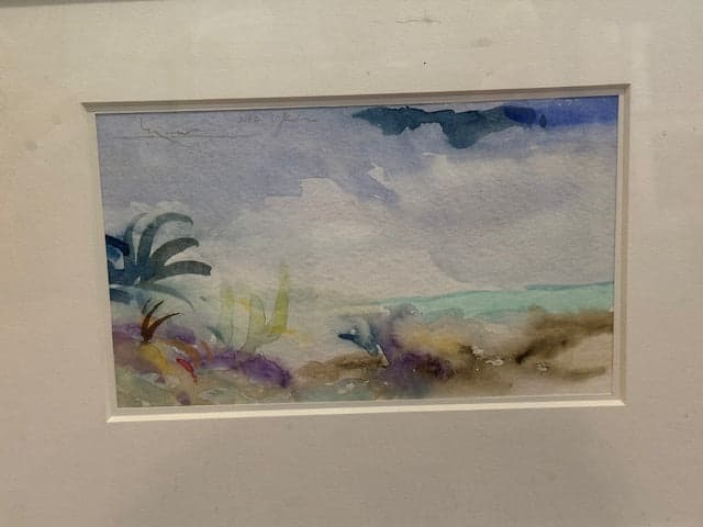 Watercolor Art Antoine Chapon St. Maarten SH265-4 - Thumbnail 2