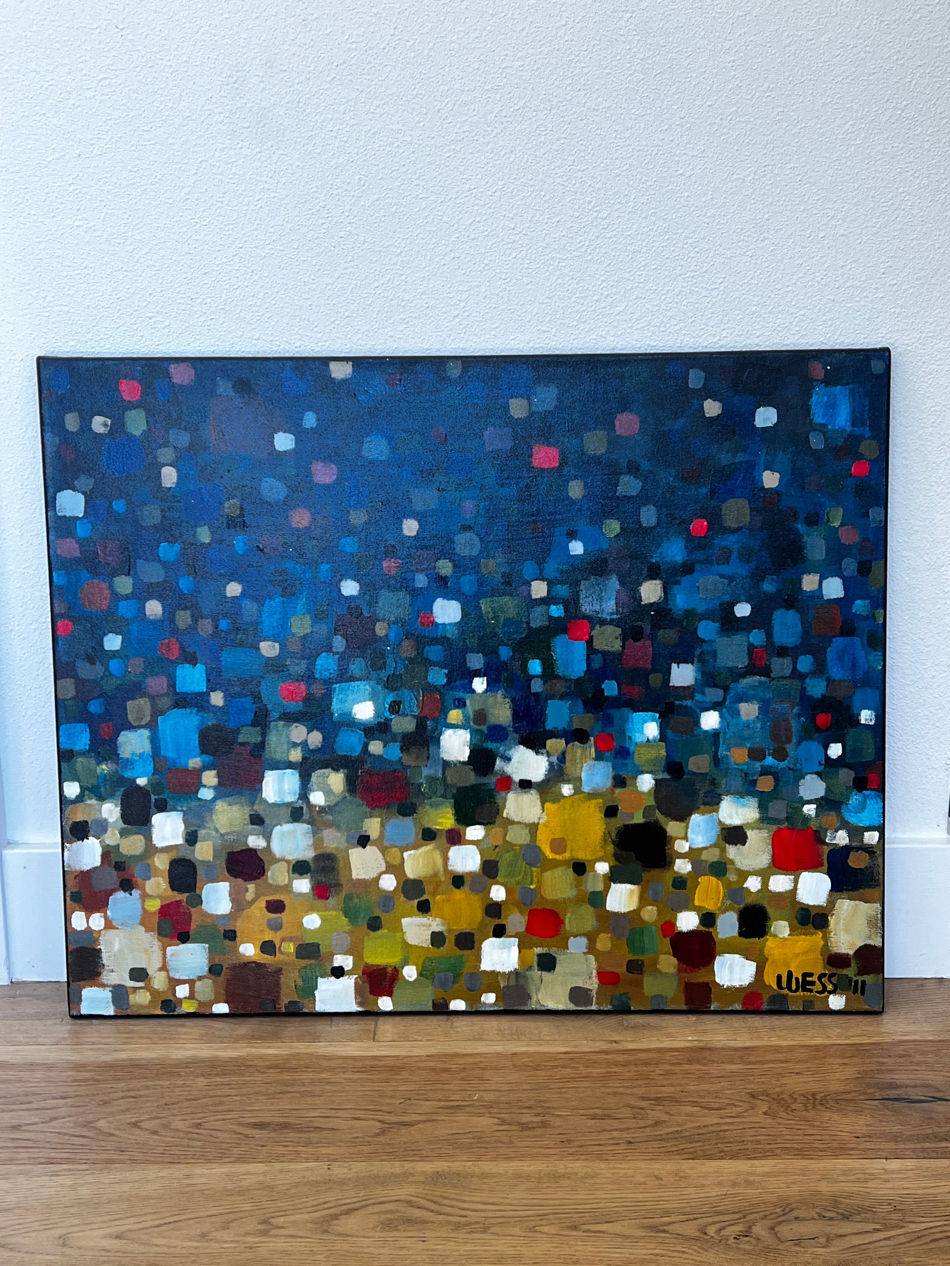 Impressionist Acrylic Painting on Canvas Artist Wess JB240-42 - Thumbnail 3