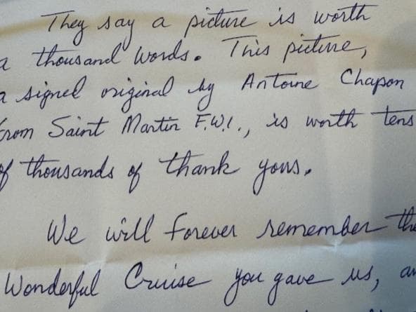 Watercolor Art Antoine Chapon St. Maarten SH265-4 - Thumbnail 7