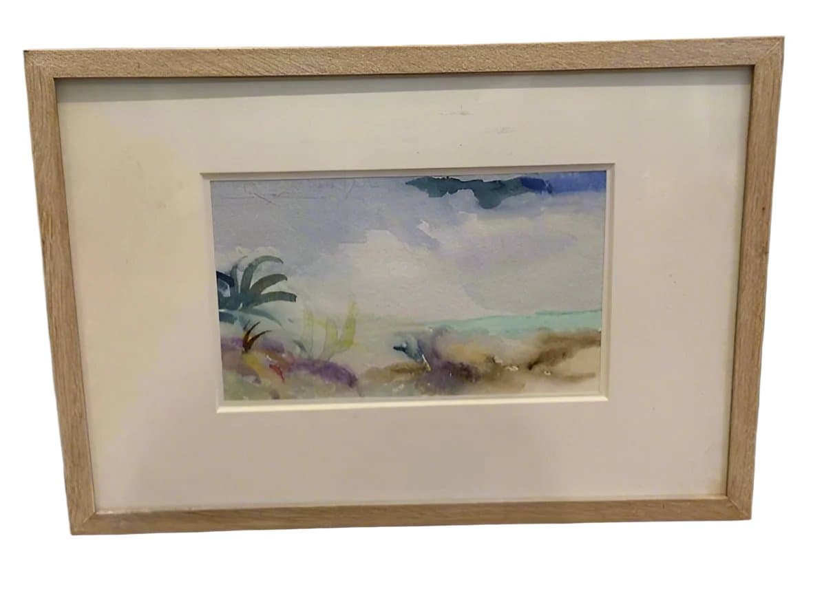 Watercolor Art Antoine Chapon St. Maarten SH265-4 - Image 1