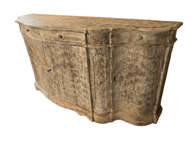 Zentique 79'' Pine Wood Distressed Rustic Sideboard SH265-8 - Thumbnail 5