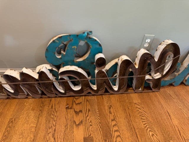 Vintage Original Tin Sign Miami Beach Hotel Art SH265-12 - Thumbnail 6