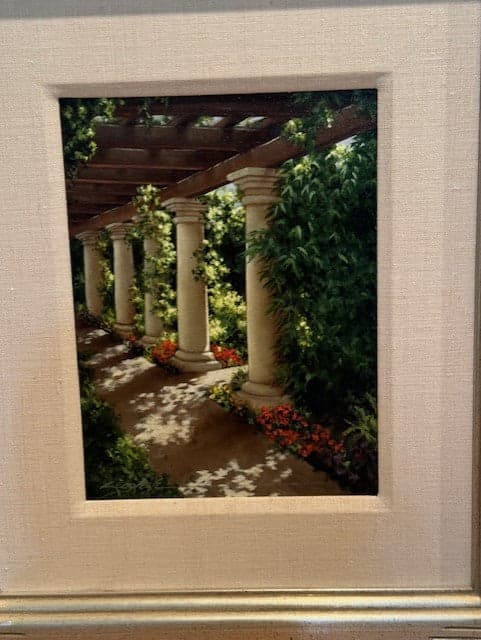Cheryl English "Garden Charm" Oil Art SH265-16 - Thumbnail 2