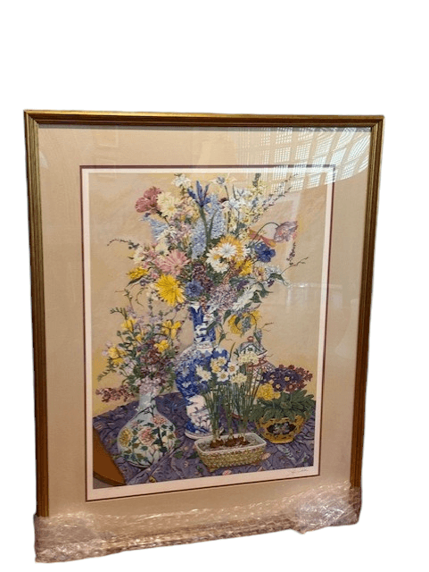 John Powell "Thoughts of Spring" Original Serigraph AP Signed Numbered Art SH265-17 - Thumbnail 2