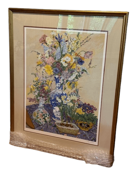 John Powell "Thoughts of Spring" Original Serigraph AP Signed Numbered Art SH265-17 - Thumbnail 3