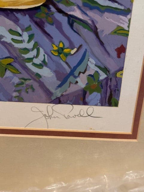 John Powell "Thoughts of Spring" Original Serigraph AP Signed Numbered Art SH265-17 - Thumbnail 5