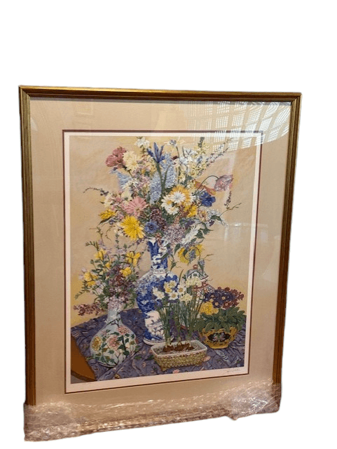 John Powell "Thoughts of Spring" Original Serigraph AP Signed Numbered Art SH265-17 - Image 1