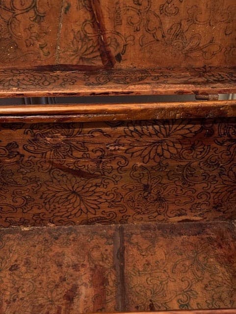 Pair 1800s Rare Antique Chinese Hand Painted Wedding Boxes SH265-26 - Thumbnail 5