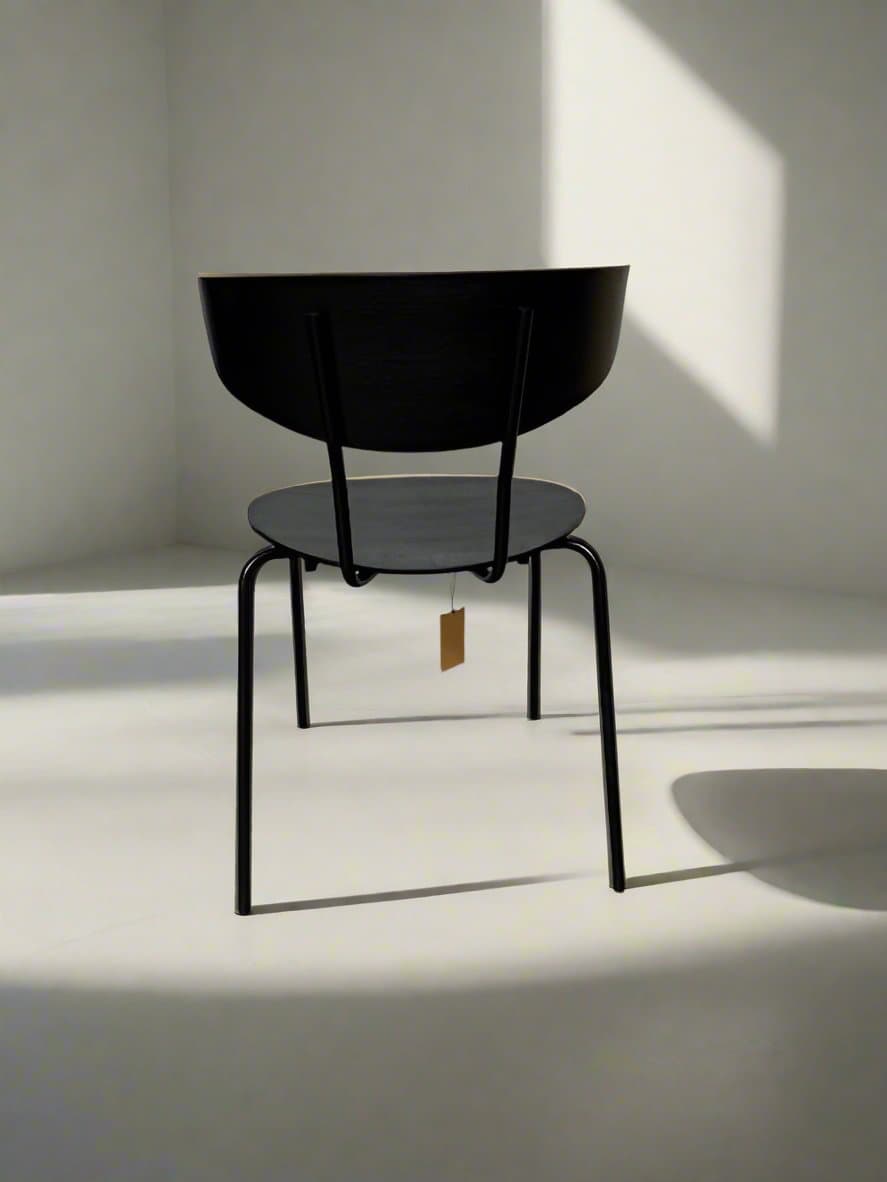 Ferm Living Herman Wood Chair - Black / Black FFE258-177 - Thumbnail 3