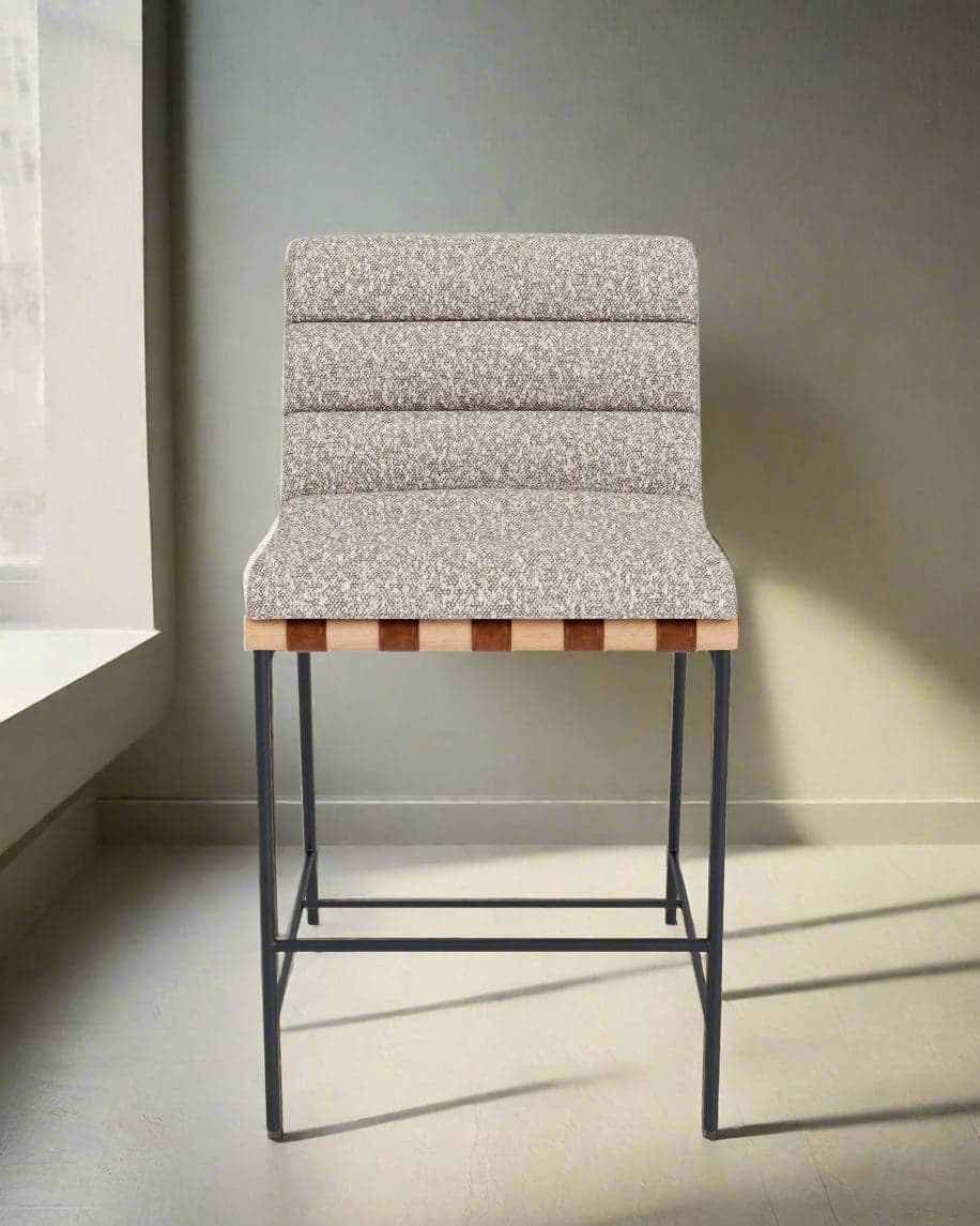 Denver Modern Vail Counter / Stone Boucle Oak FFE258-459 - Image 1