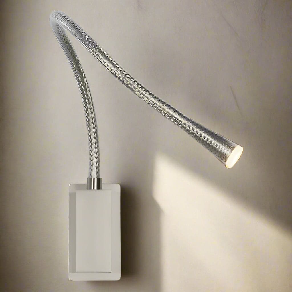 Contardi FlexiLED Steel LED Wall Sconce King Roselli Architetti Satin w/o Switch FFE258-500 - Image 1