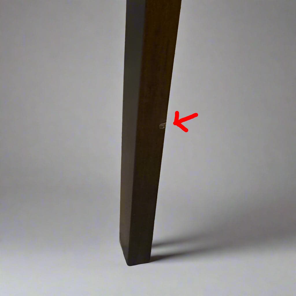 Pair (2) Hoft Home Mid Century Zola Dining Chairs Solid Oak w Walnut Finish FFE258-523 - Thumbnail 4