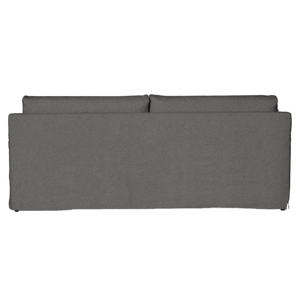 Cisco Home Louis Modern Classic Molino Ash Grey Cotton Slipcovered Sofa - 90''W MB1-4 - Thumbnail 4