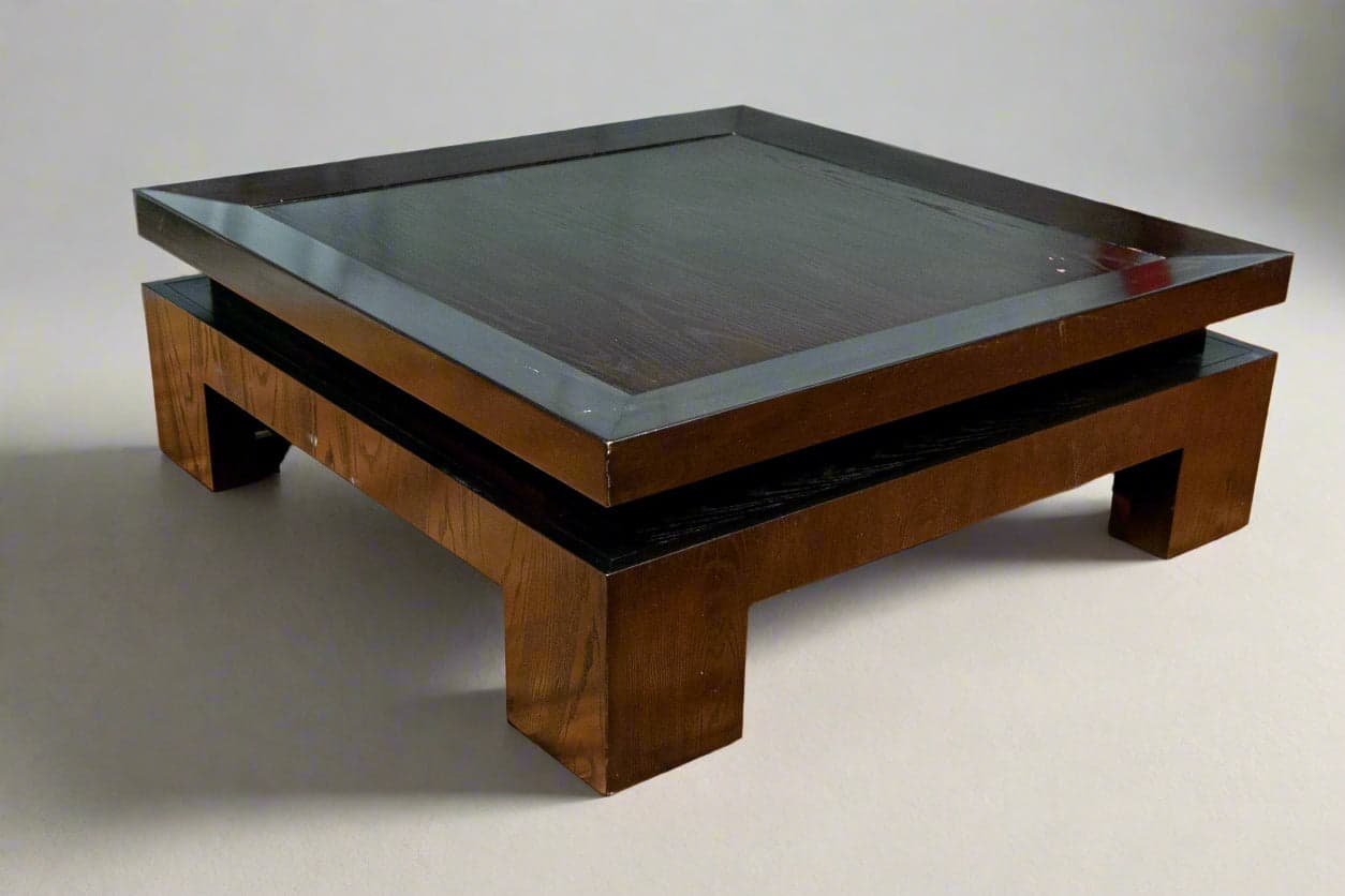 Bernhardt Mercer Square Wood Tiered Cocktail Coffee Table MB1-34 - Image 1