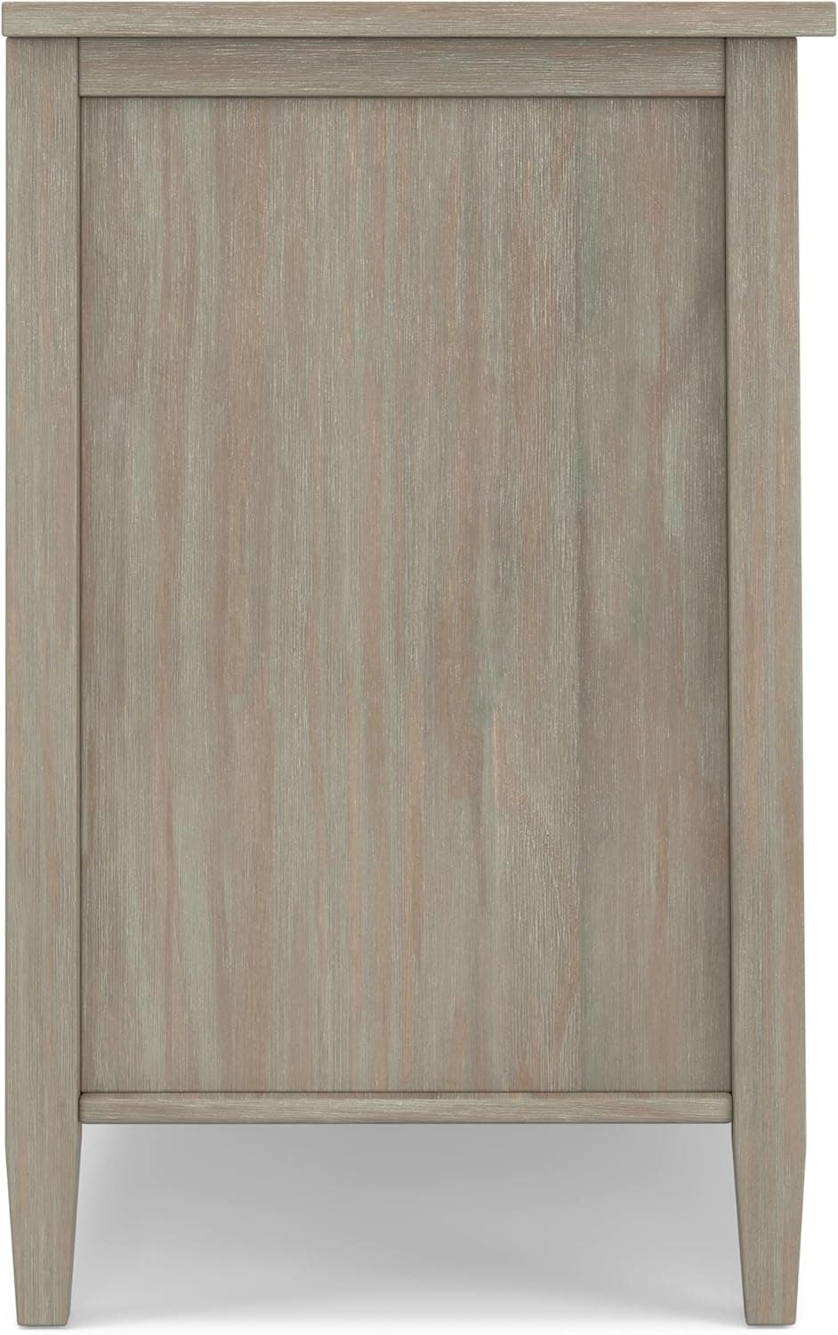 Solid Distressed Grey Wood 47" Shaker TV Media Stand for TVs up to 50" FFW258-596 - Thumbnail 3