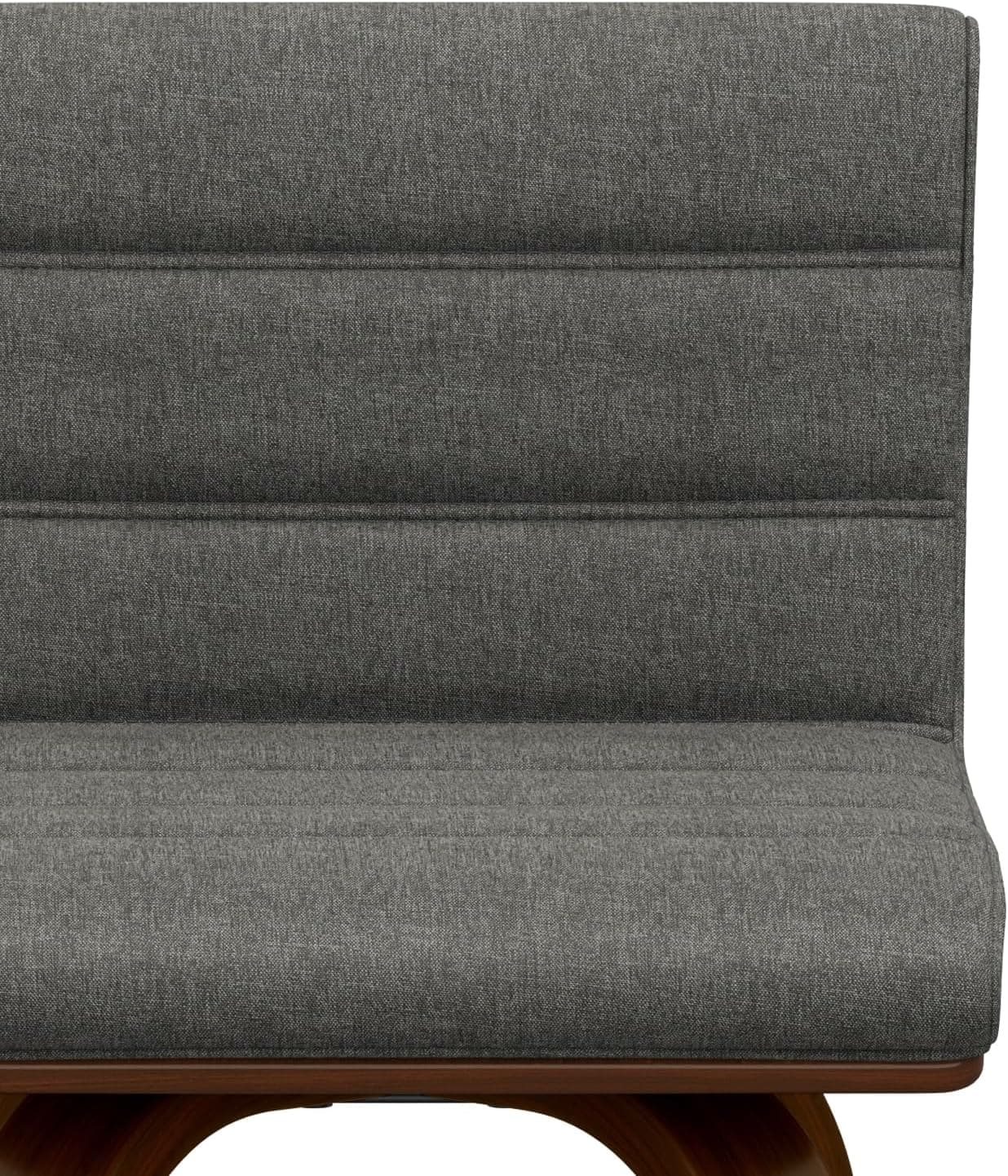 Roland Swivel Counter Height Stool in Grey Linen Look Fabric FFW258-672 - Thumbnail 5