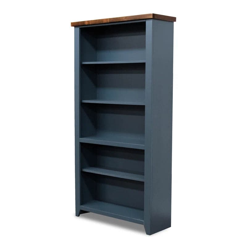 Laurel Foundry Modern Farmhouse Two Toned Brixham 5 Shelf Bookcase FFE-751 - Image 1