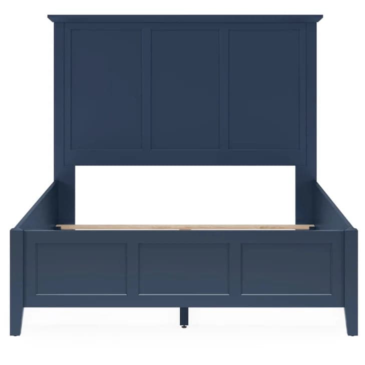 Modus Furniture Grace Queen Bed Slats Headboard Blueberry PNKXL5FS FFE-773 - Thumbnail 3