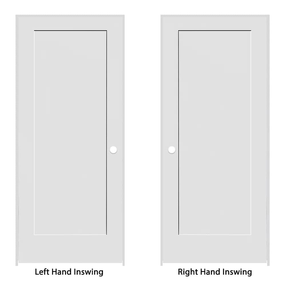 Trimite Primed 1 Panel Interior Shaker Door Prehung with 4-9/16" Jambs FFE-759 - Thumbnail 2