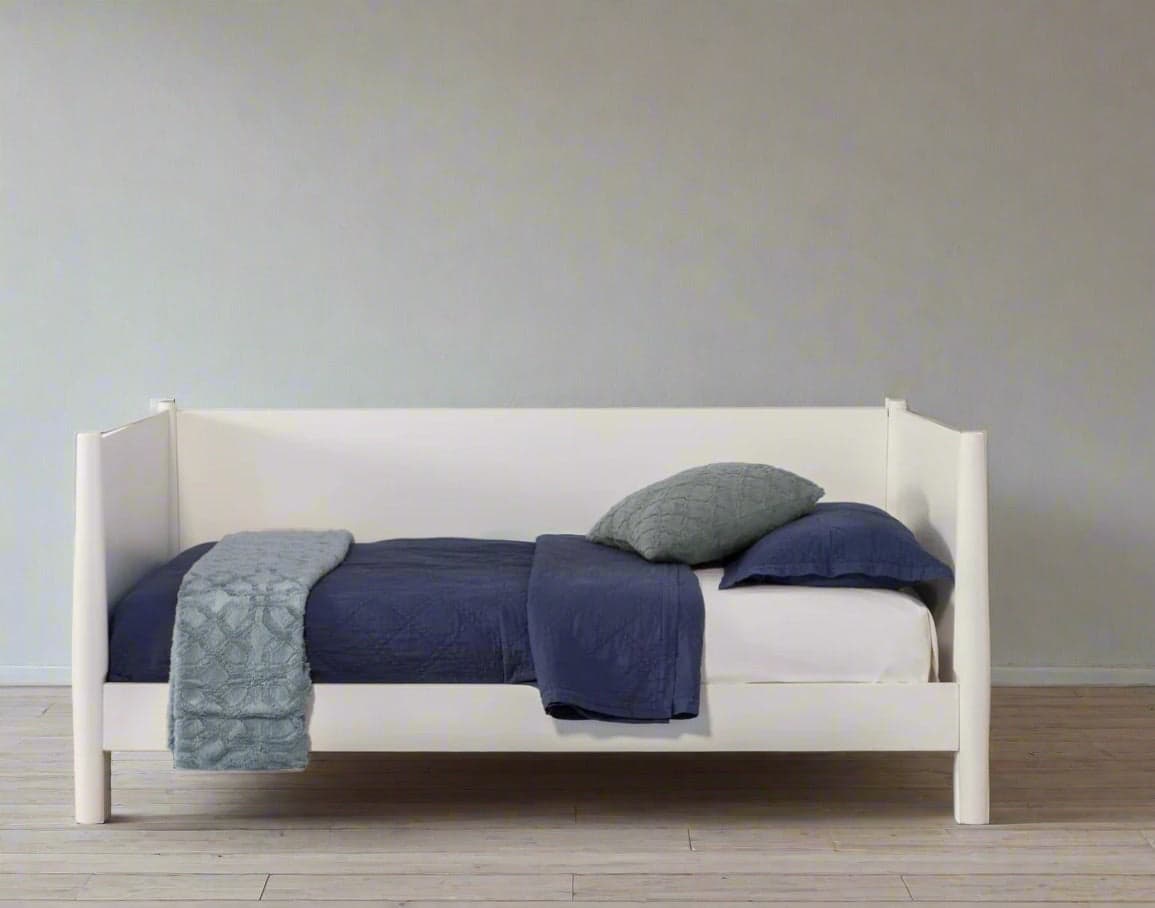 Alpine White Flynn Daybed Sofa Couch 966-W-09T FFE-1041 - Image 1