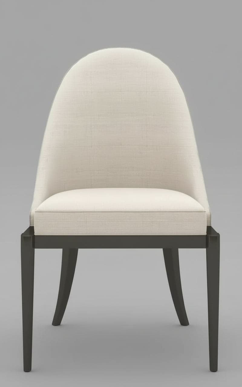 Set of 6 Caracole Classic Natural Beige Dining Side Chairs KP-1 - Thumbnail 2