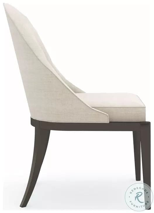 Set of 6 Caracole Classic Natural Beige Dining Side Chairs KP-1 - Thumbnail 3