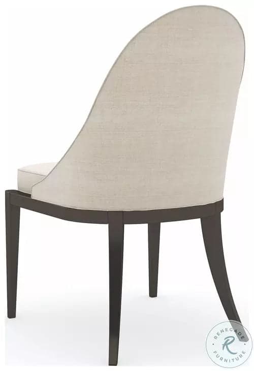 Set of 6 Caracole Classic Natural Beige Dining Side Chairs KP-1 - Thumbnail 4