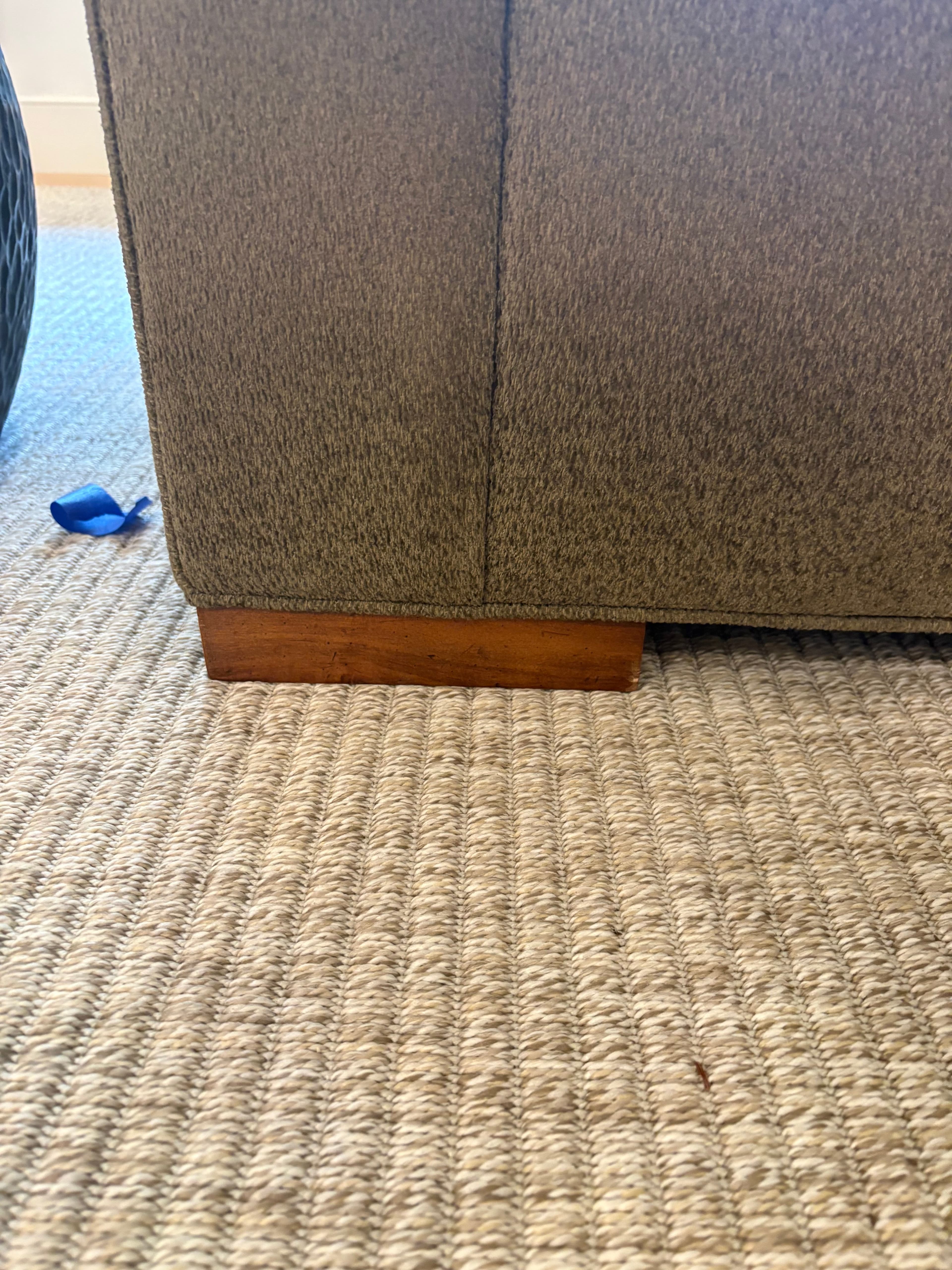 Custom Seating Calvin Cray Upholstered Sectional Sofa Couch SH265-39 - Thumbnail 5