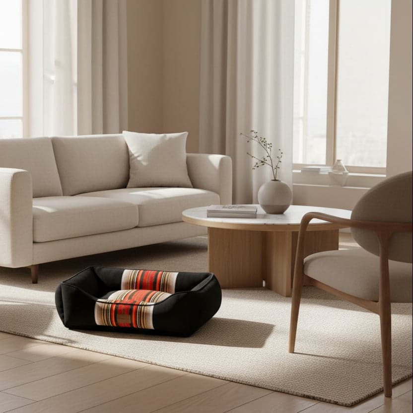 Pendleton Pets Black National Park Kuddler Acadia / Small Dog Bed FFW-1115 - Image 1