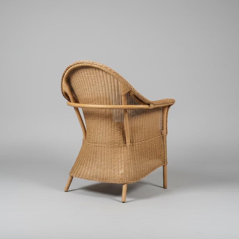 Handwoven Wicker Chair with Woven Beige Cushion MJS - 1 - Thumbnail 5