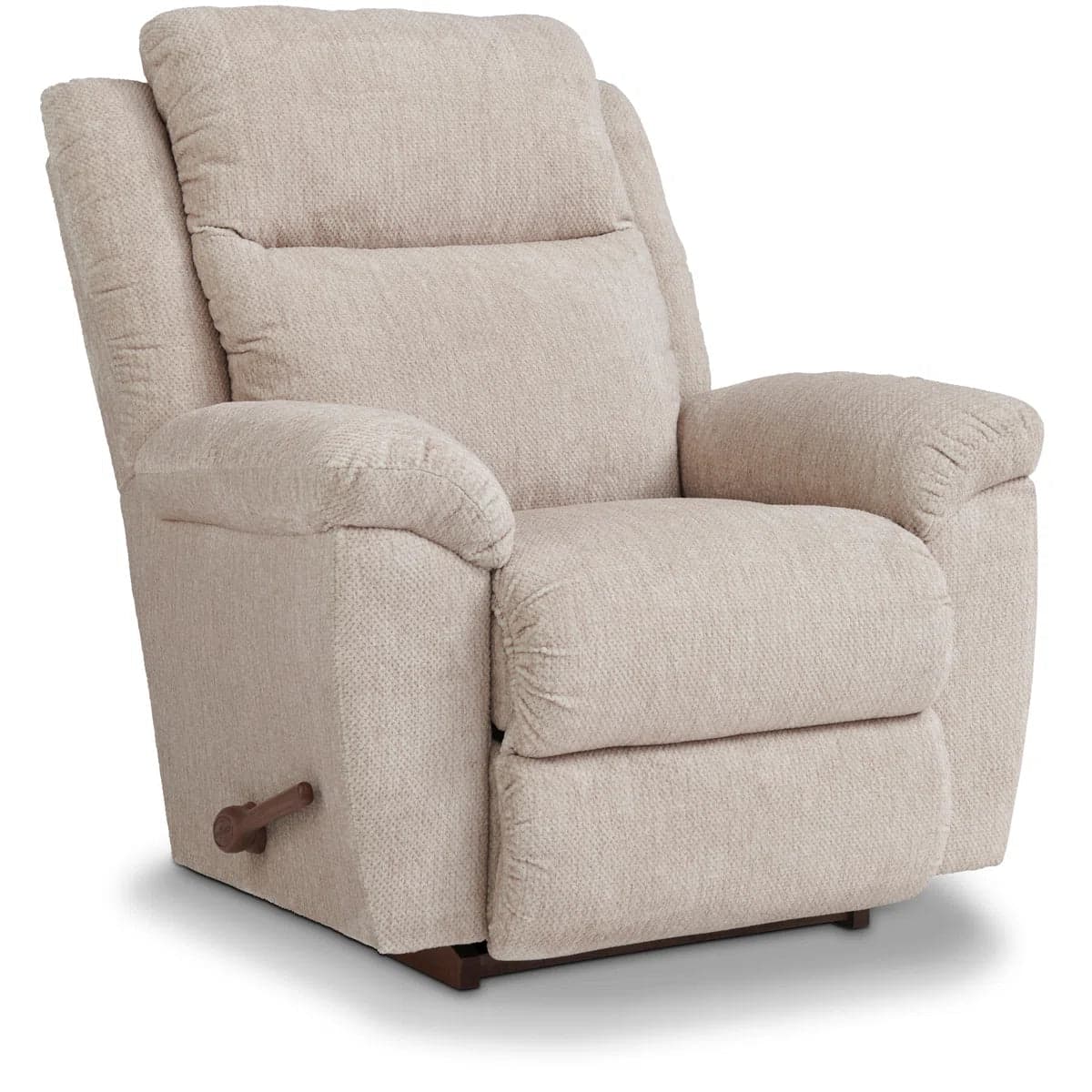 La-A-Boy Beige Sand Polyester Manual Rocking Recliner Chair FFE-1170 - Thumbnail 2