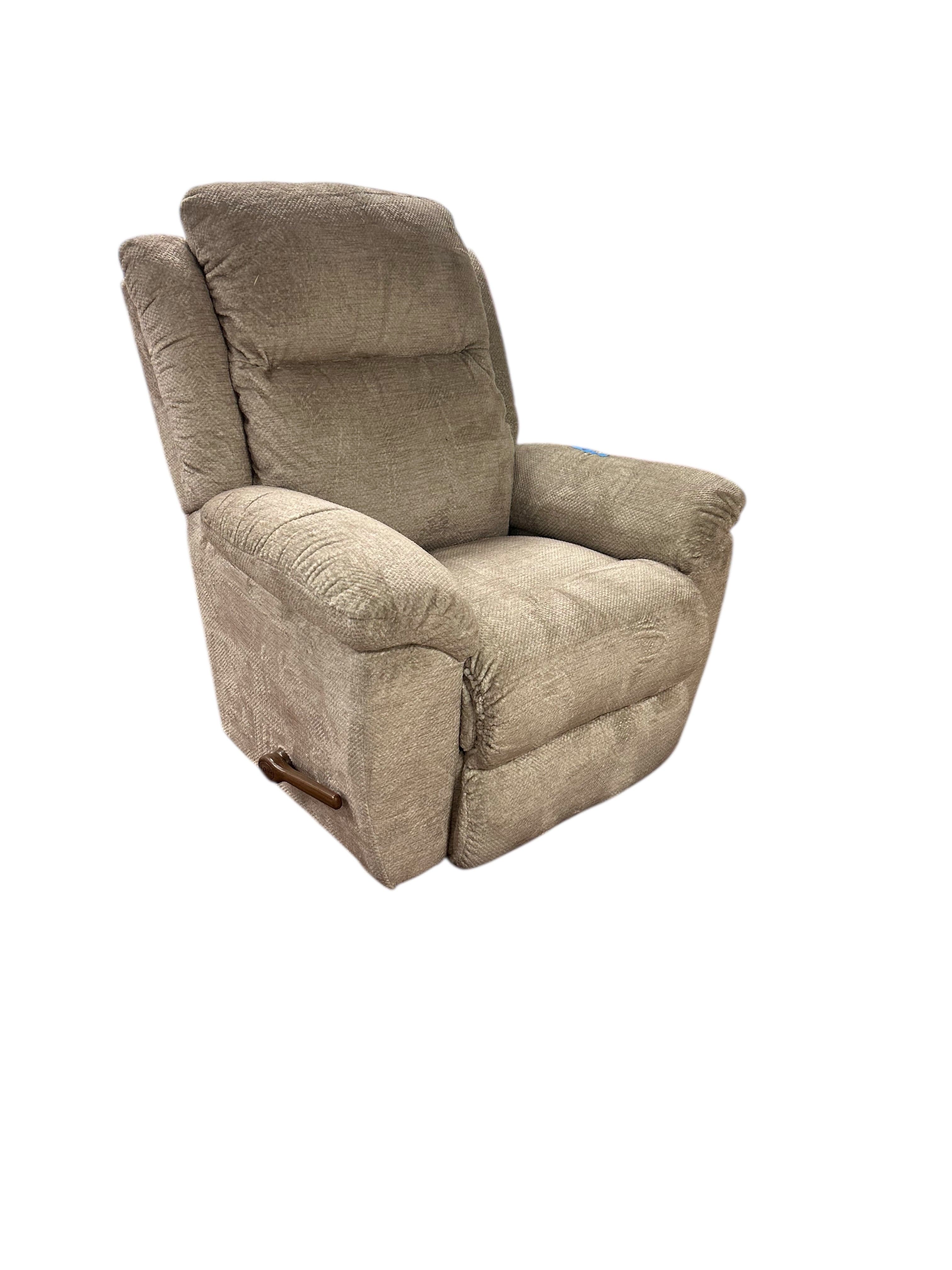 La-A-Boy Beige Sand Polyester Manual Rocking Recliner Chair FFE-1170 - Image 1