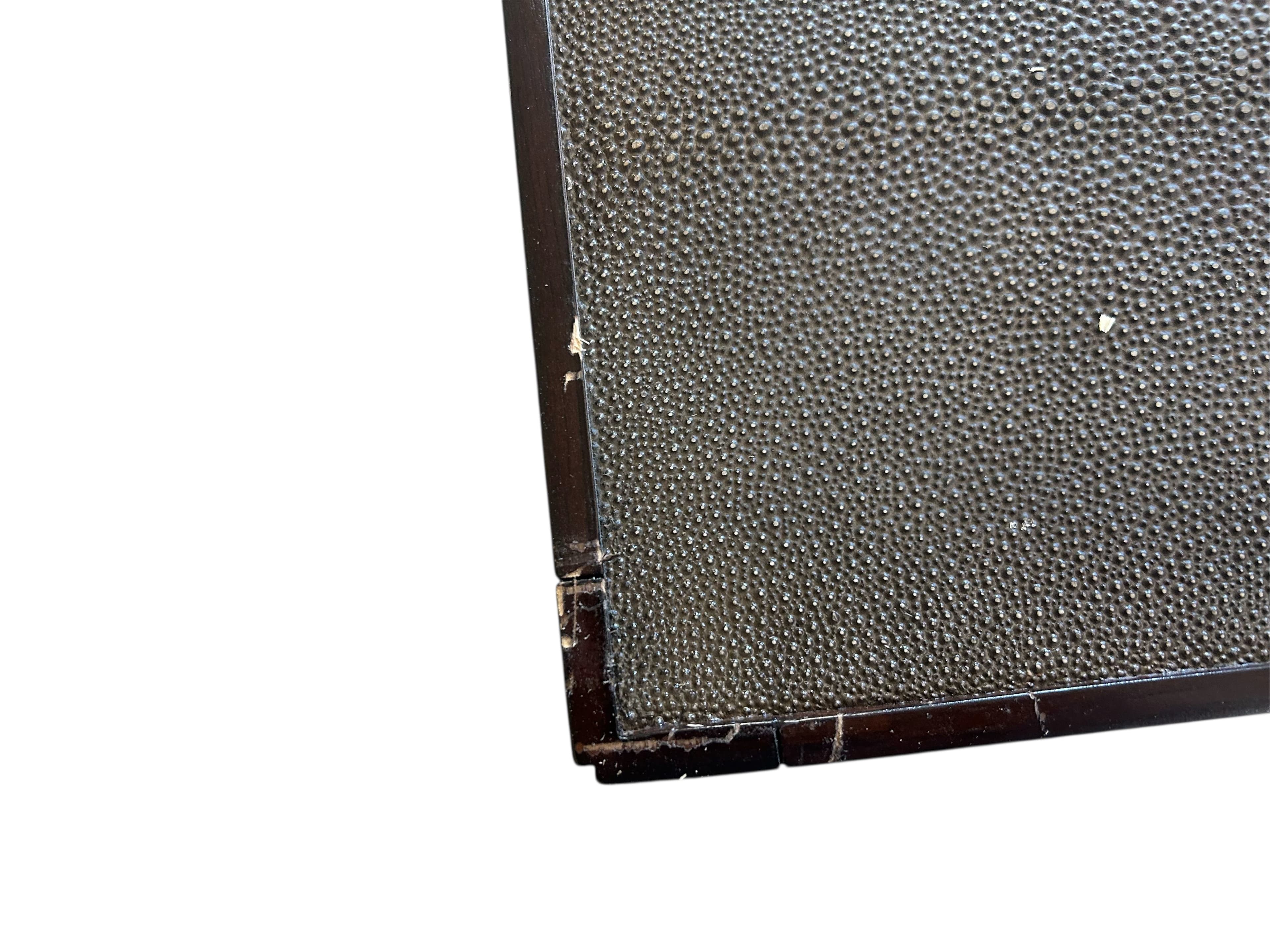 Savoye Solid Wood End Table w Faux Leather Top & Storage FFE-1186 - Thumbnail 4