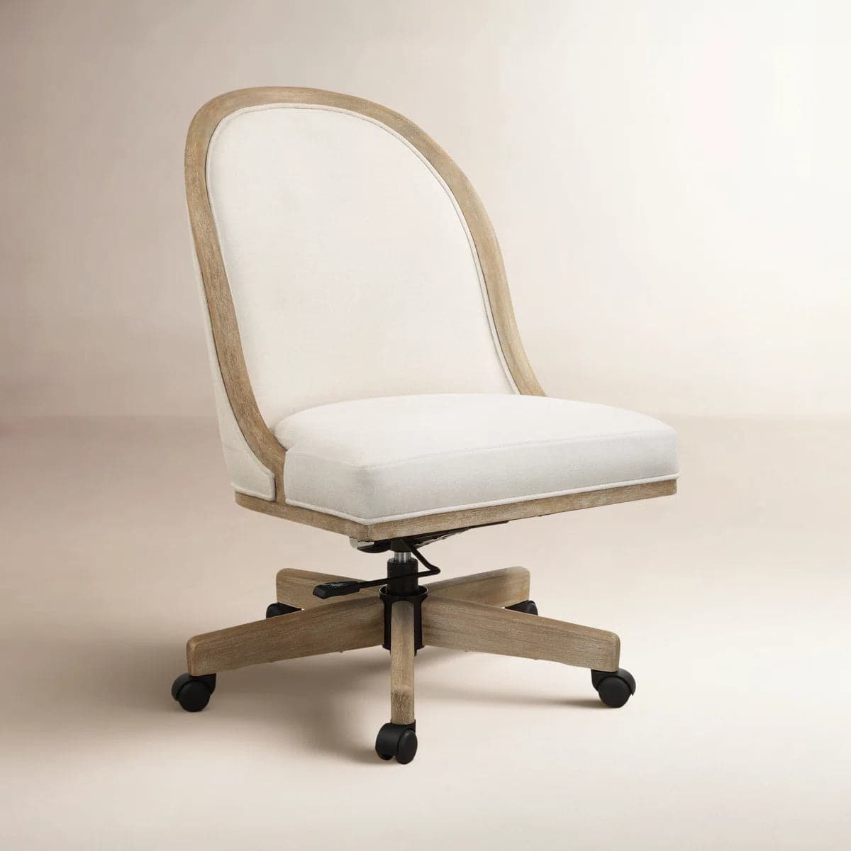Uttermost Beige Savannah Office Chair FFE-1198 - Thumbnail 2
