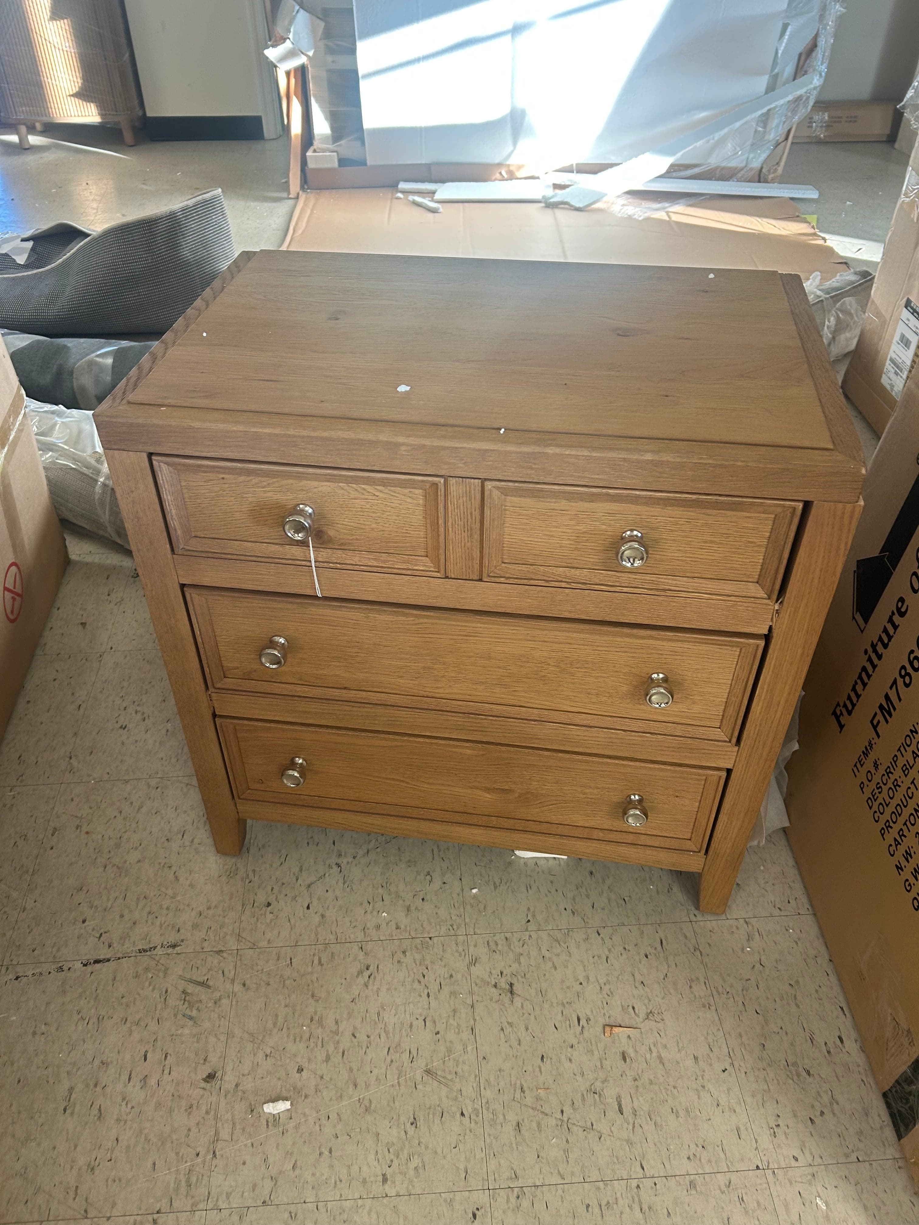 Coastal Living Knotty Oak Finish Rosalie Nightstand FFE-1199 - Thumbnail 3