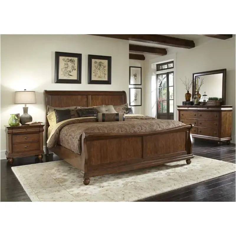 Liberty Furniture Rustic Traditions Queen Sleigh Bed FFE-1283 - Thumbnail 2