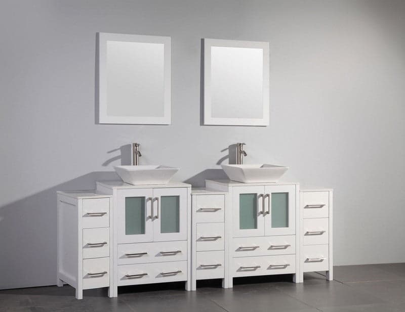 Vanity Art White 24 x 27.5 Mirror (2 available) FFE-1290 - Thumbnail 2