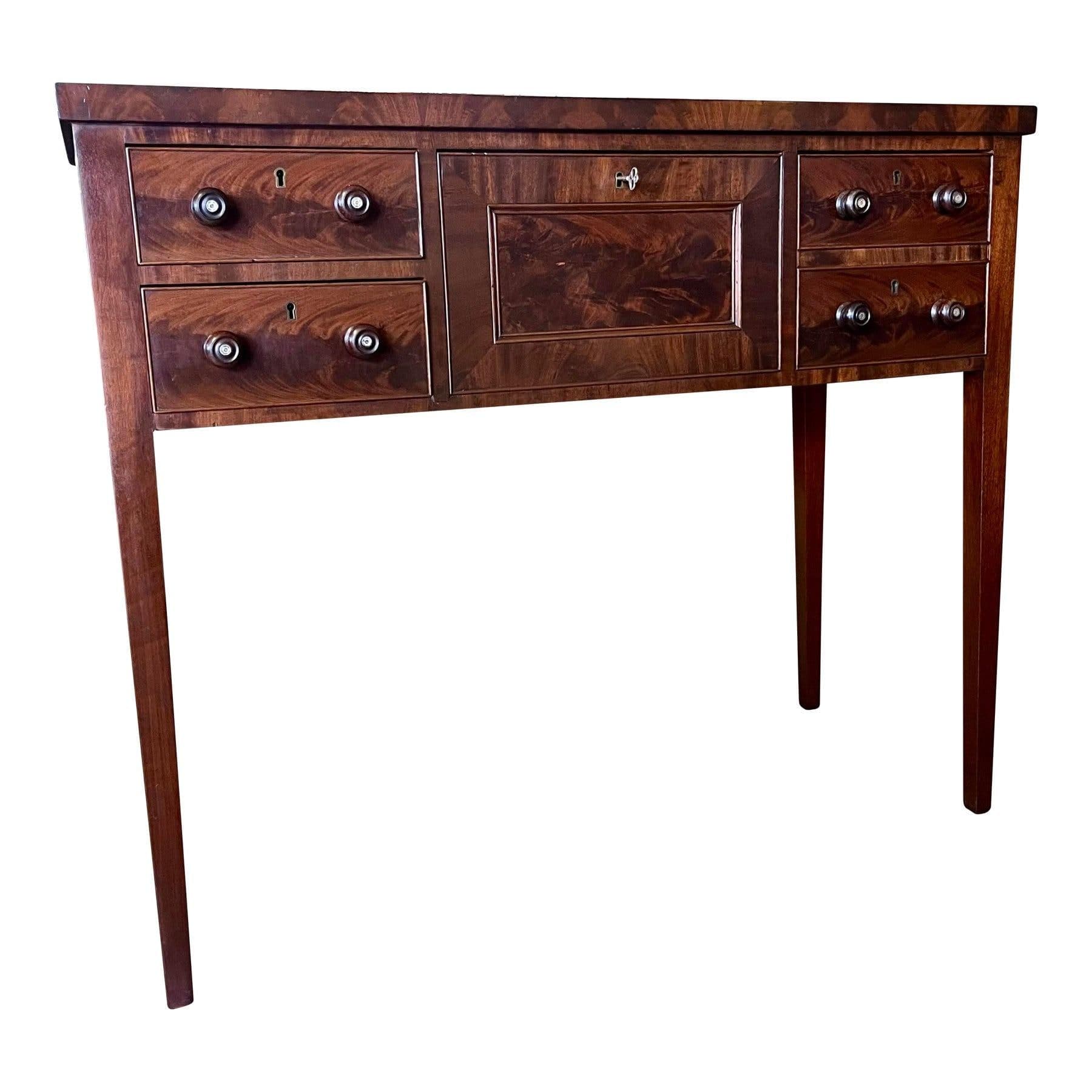 Antique Flame Mahogany Brandy Board