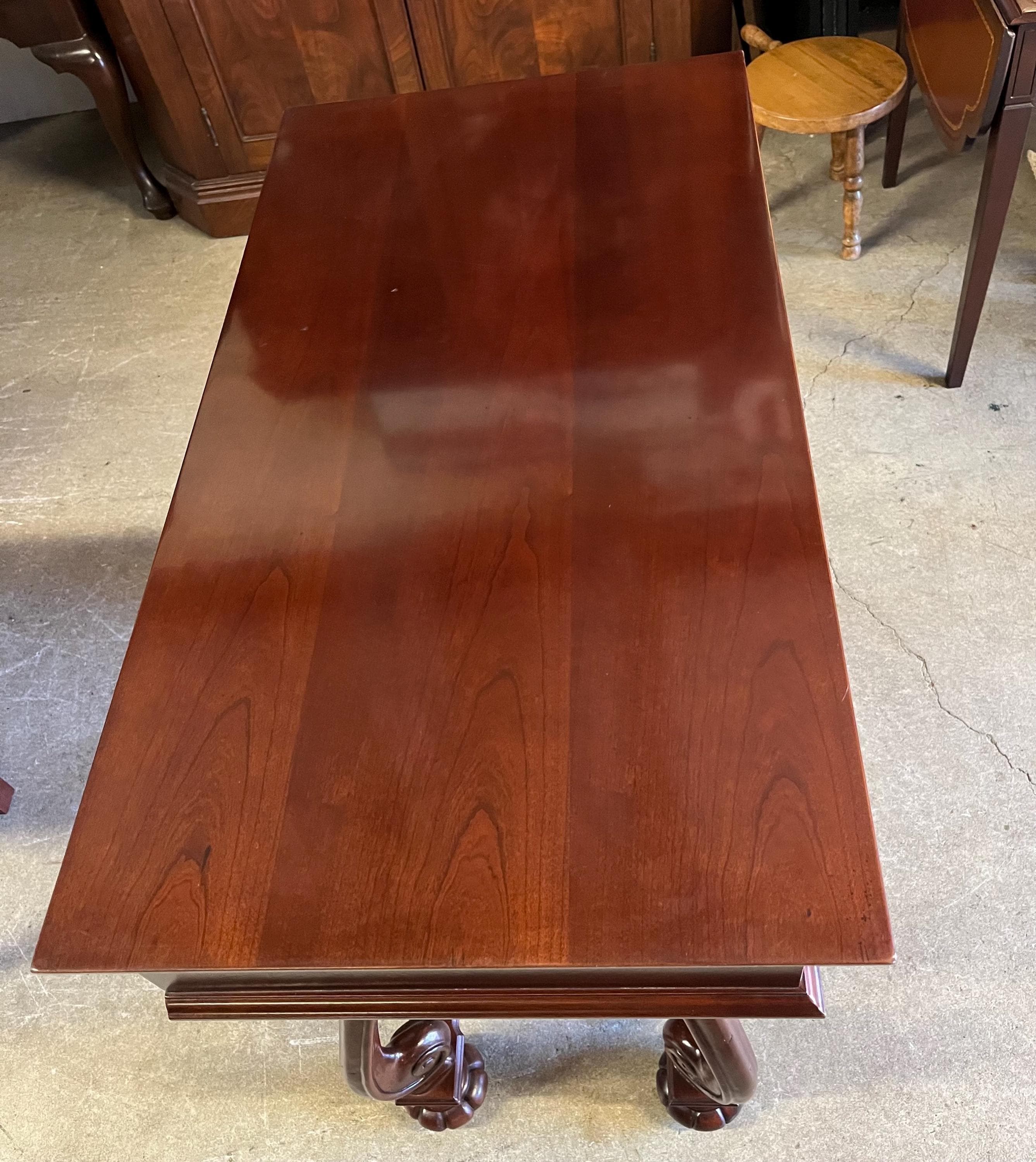 Hickory Chair Co Console or Library Table - Thumbnail 10