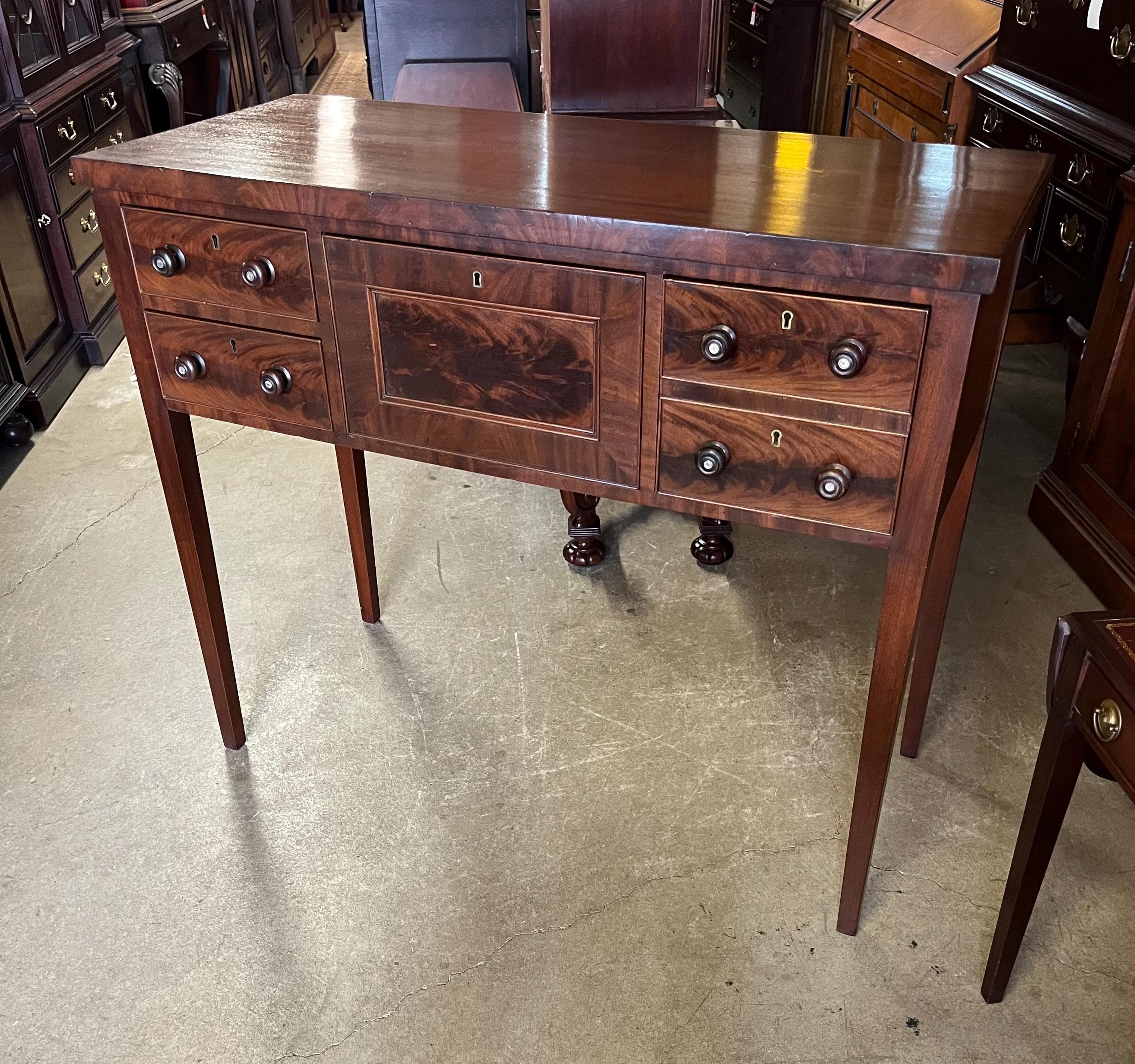 Antique Flame Mahogany Brandy Board - Thumbnail 10