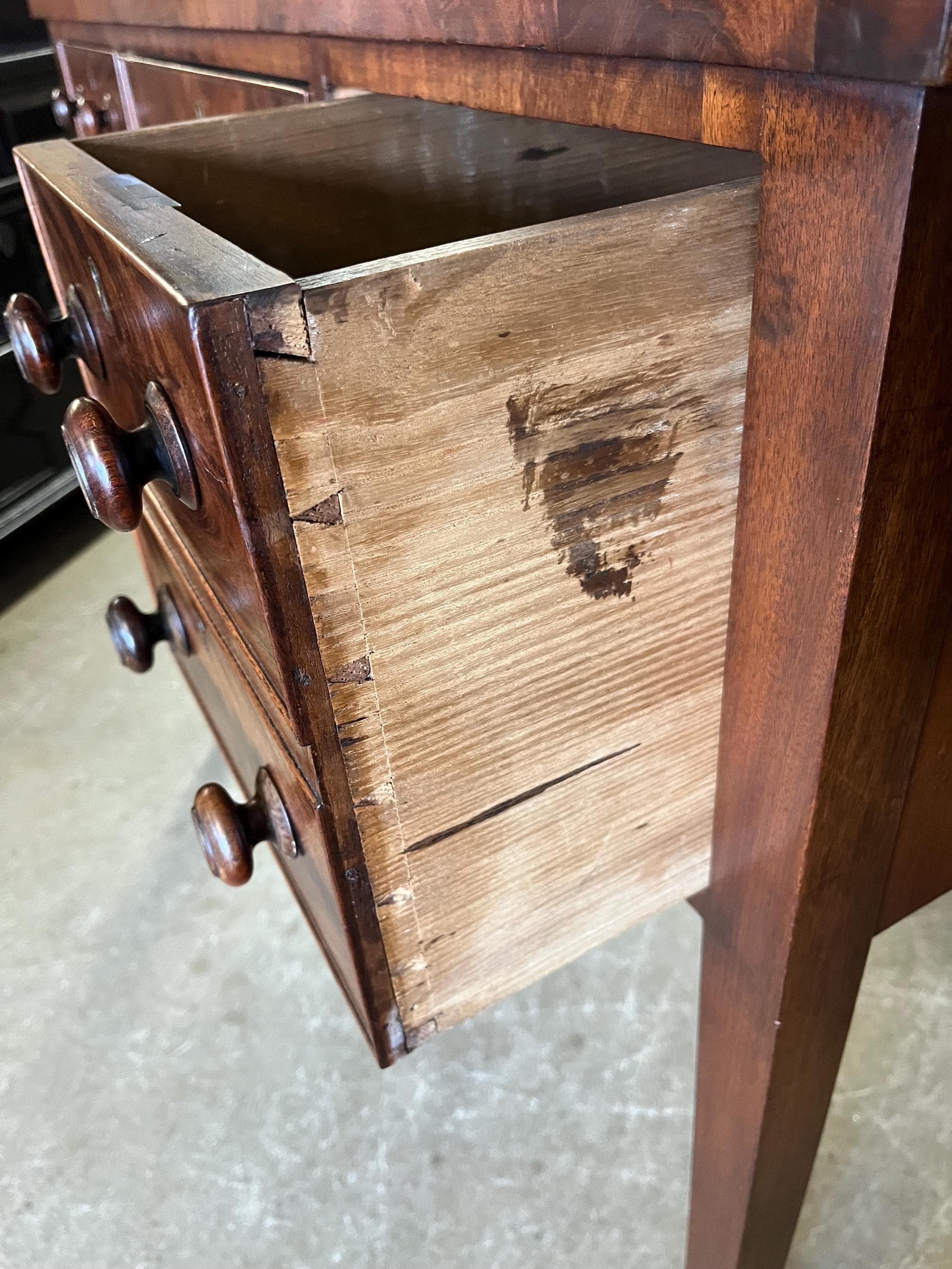 Antique Flame Mahogany Brandy Board - Thumbnail 11