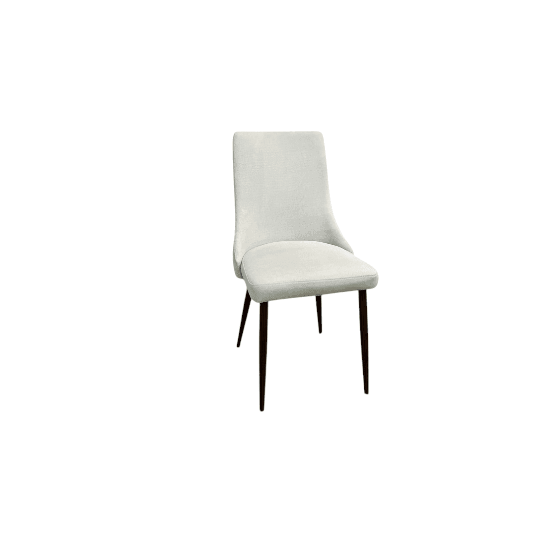 West Elm White Dining Chair - Thumbnail 4