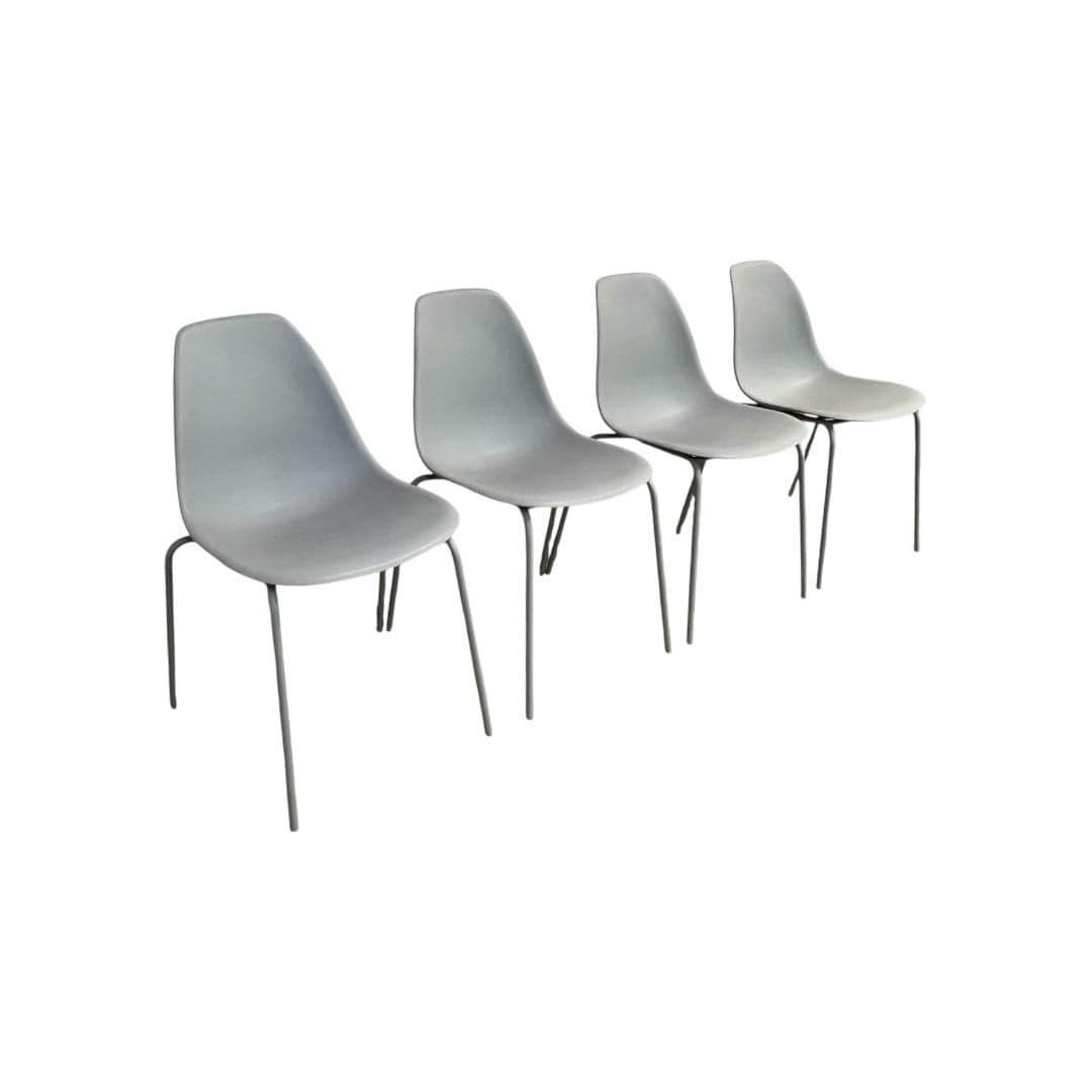 Fernish Martel Gray Dining Chair Set - Thumbnail 3