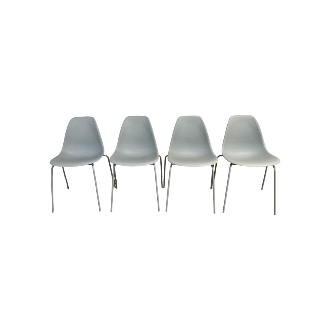 Fernish Martel Gray Dining Chair Set - Thumbnail 2