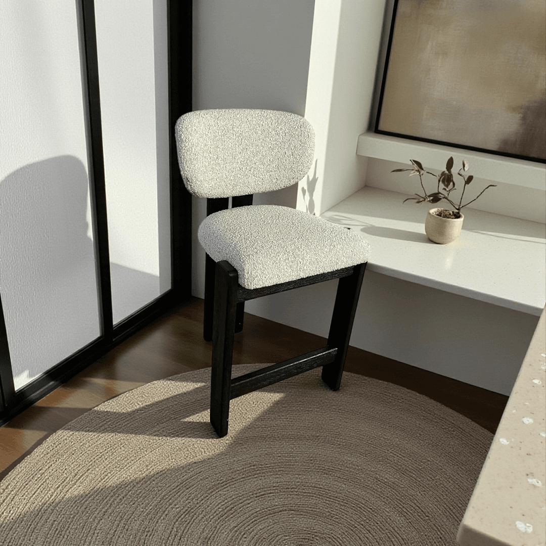 Castlery Oslo Performance Bouclé Counter Stool