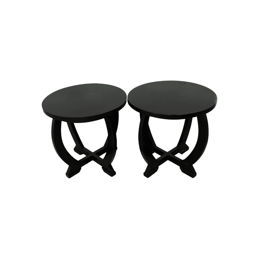 Walker Zabriskie Bow Leg Side Table Set of 2 - Thumbnail 3