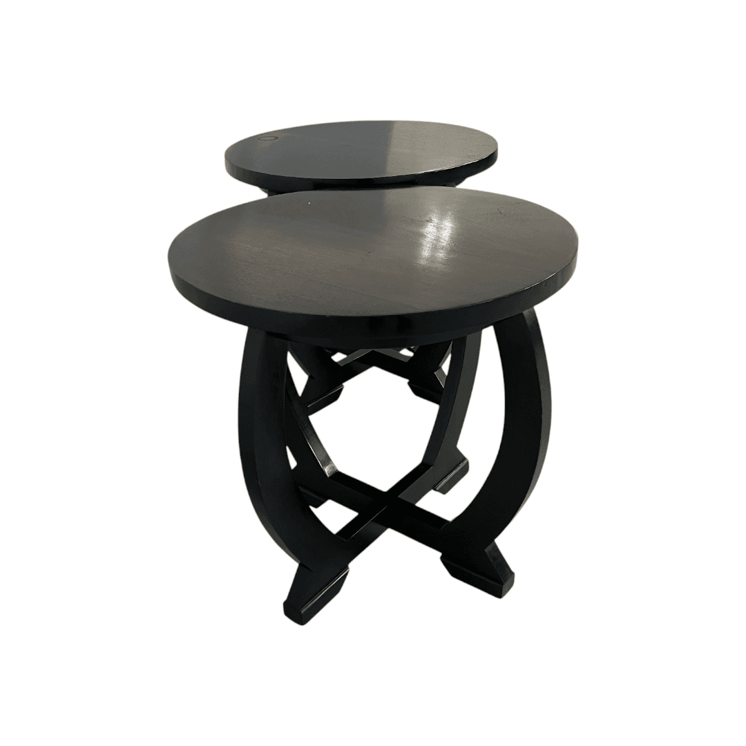 Walker Zabriskie Bow Leg Side Table Set of 2 - Thumbnail 6